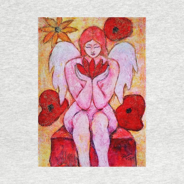 Zahra, Angel image part of an Angel oracle card deck - Renate van Nijen by Renart